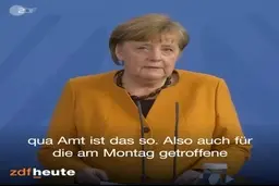 عذرخواهی مرکل از مردم آلمان به دلیل تصمیم اشتباه + ویدئو