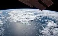 نمایی از زمین از زاویه دید ایستگاه بین‌المللی فضایی+ویدئو