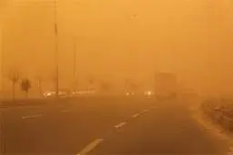 گرد و خاک و رعد و برق دربرخی از استانهای کشور