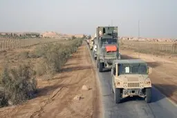 حمله به کاروان آمریکا در استان بصره عراق