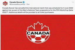 بازی فوتبال ایران و کانادا لغو شد | کانادا خواستار لغو بازی شد