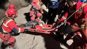 سقوط مرگبار جوان ۱۸ ساله به دره ۱۸۰ متری | حادثه وحشتناک برای موتورسوار