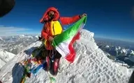 کوه نورد ایرانی از فراز قله اورست  پیام تصویری فرستاد+ ویدئو