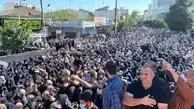 انتقال پیکر علامه حسن‌زاده به روستای محل زادگاهش به وسیله بالگرد 