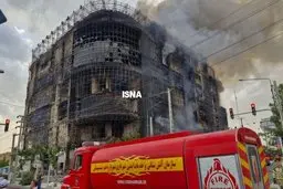قطعی‌ شدن فوت ۱۱ شهروند در آتش‌سوزی مجتمع ارغوان اندیشه
