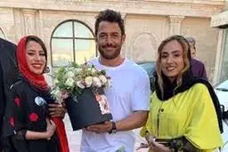 محمدرضا گلزار و مادر زن جوان و خوشگلش | مادر آیسان چقدر جذابه!