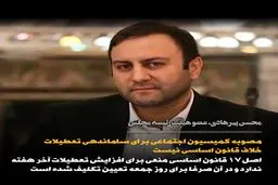 مصوبه کمیسیون اجتماعی مجلس برای ساماندهی تعطیلات رسمی کشور بدون اشکال بنظر می‌رسد