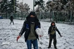 شب برفی تهران/ دمای منفی ۱۹ درجه در شهرکرد