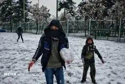 شب برفی تهران/ دمای منفی ۱۹ درجه در شهرکرد