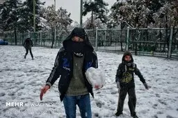 شب برفی تهران/ دمای منفی ۱۹ درجه در شهرکرد