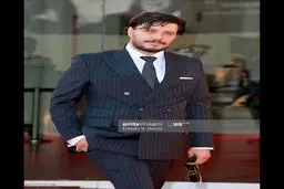 استایل متفاوت جواد عزتی در جشنواره ونیز