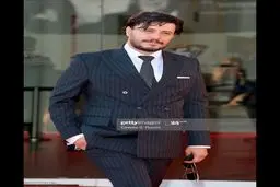 استایل متفاوت جواد عزتی در جشنواره ونیز