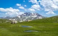 مرز ۳ کشور در این نقطه ایران | دریاچه‌ و کوه دالامپر کجاست؟ | تصویری از طبیعت زیبای مرز ۳ کشور +تصویر