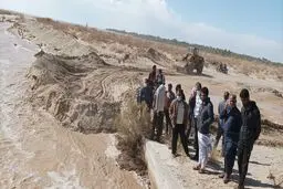 
 جاده اصلی ریگان مسدود شد
