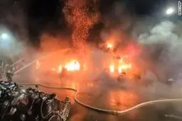 
حریق مرگبار در یک برج مسکونی در جنوب تایوان
