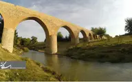 پل قلعه حاتم بنایی ساروجی بازمانده از دوره قاجار