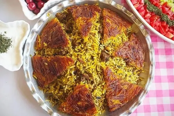 طرز تهیه لوبیا چشم بلبلی پلو اصیل، مجلسی و خوشمزه | برای ناهار حتما امتحانش کن