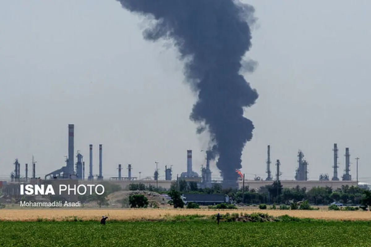 درخواست وزیر نفت برای بررسی علل آتش‌سوزی پالایشگاه تهران 