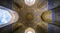 گنبد مسجد جامع عباسی پس از سال‌ها بدون داربست شد | بزرگترین گنبد کاشی معرق جهان را بدون داربست ببینید+ ویدئو
