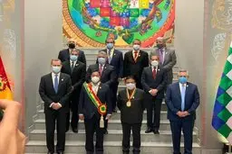  وزرای خارجه در مراسم تحلیف رییس جمهور جدید بولیوی +عکس