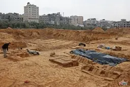 کشف اتفاقی ۳۱ مقبره رومی در غزه 