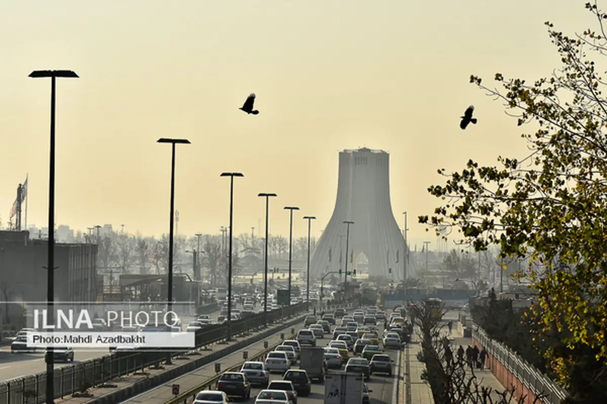 هوای تهران در آستانه آلودگی قرار گرفت
