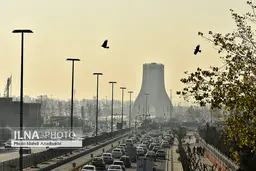 هوای تهران در آستانه آلودگی قرار گرفت