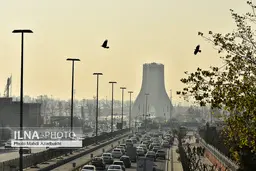 هوای تهران در آستانه آلودگی قرار گرفت