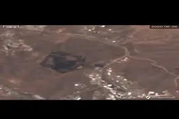 عکس ماهواره‌ای از وسعت انفجار قبل و‌بعد از حادثه پارچین + ویدئو