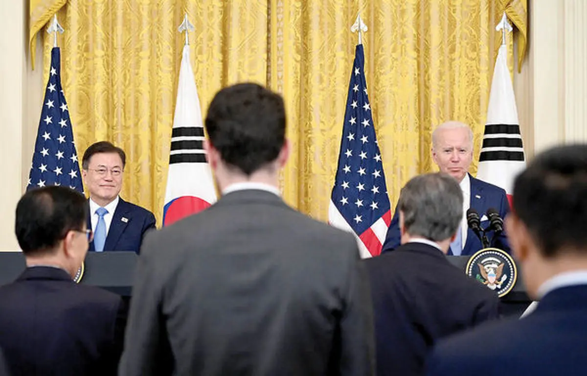 ائتلاف علیه «اون» | بایدن میزبان رئیس‌جمهور کره‌جنوبی شد