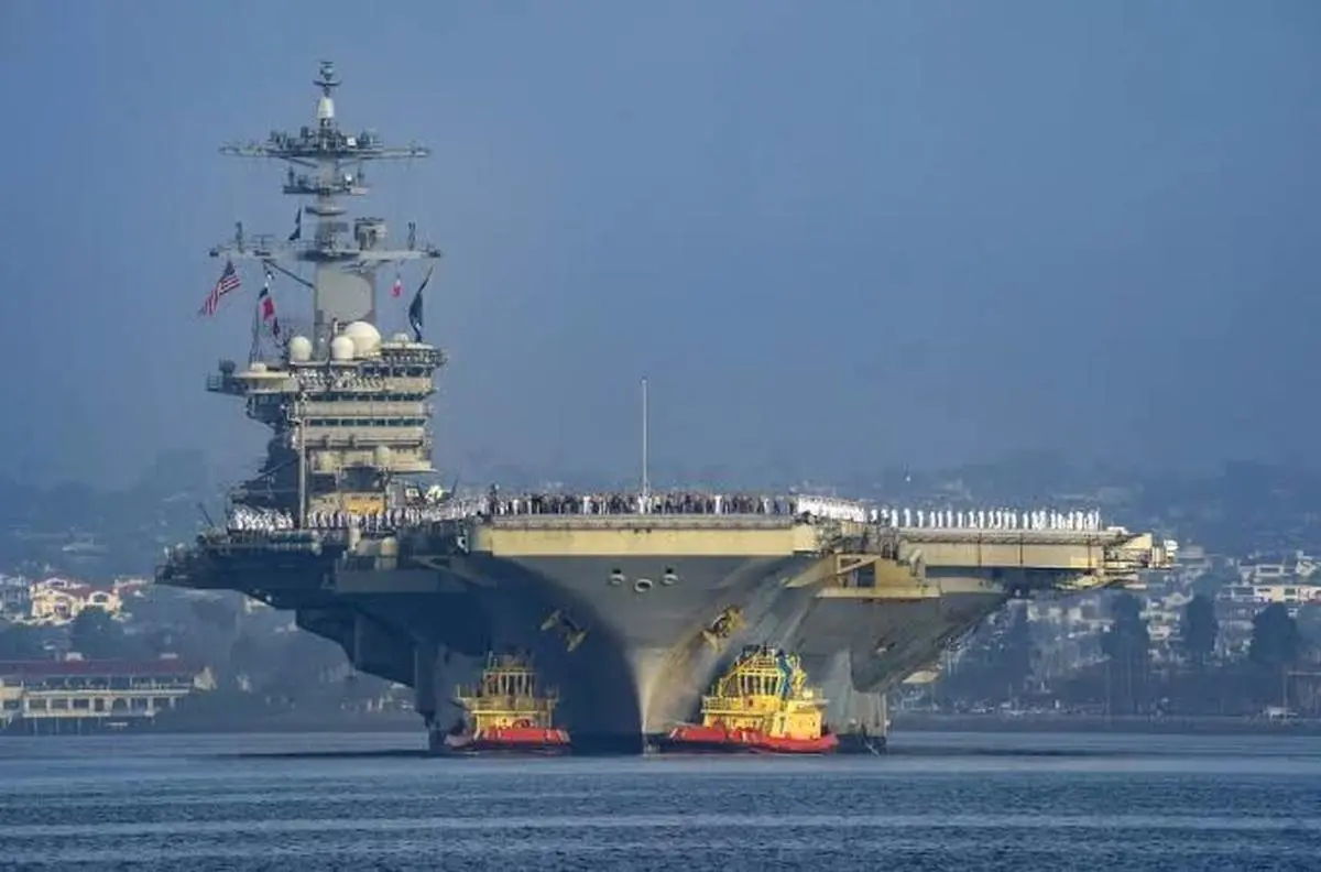موشک‌های کروز ساحل به دریای ارتش، ناو هواپیمابر آبراهام لینکلن را هدف گرفت