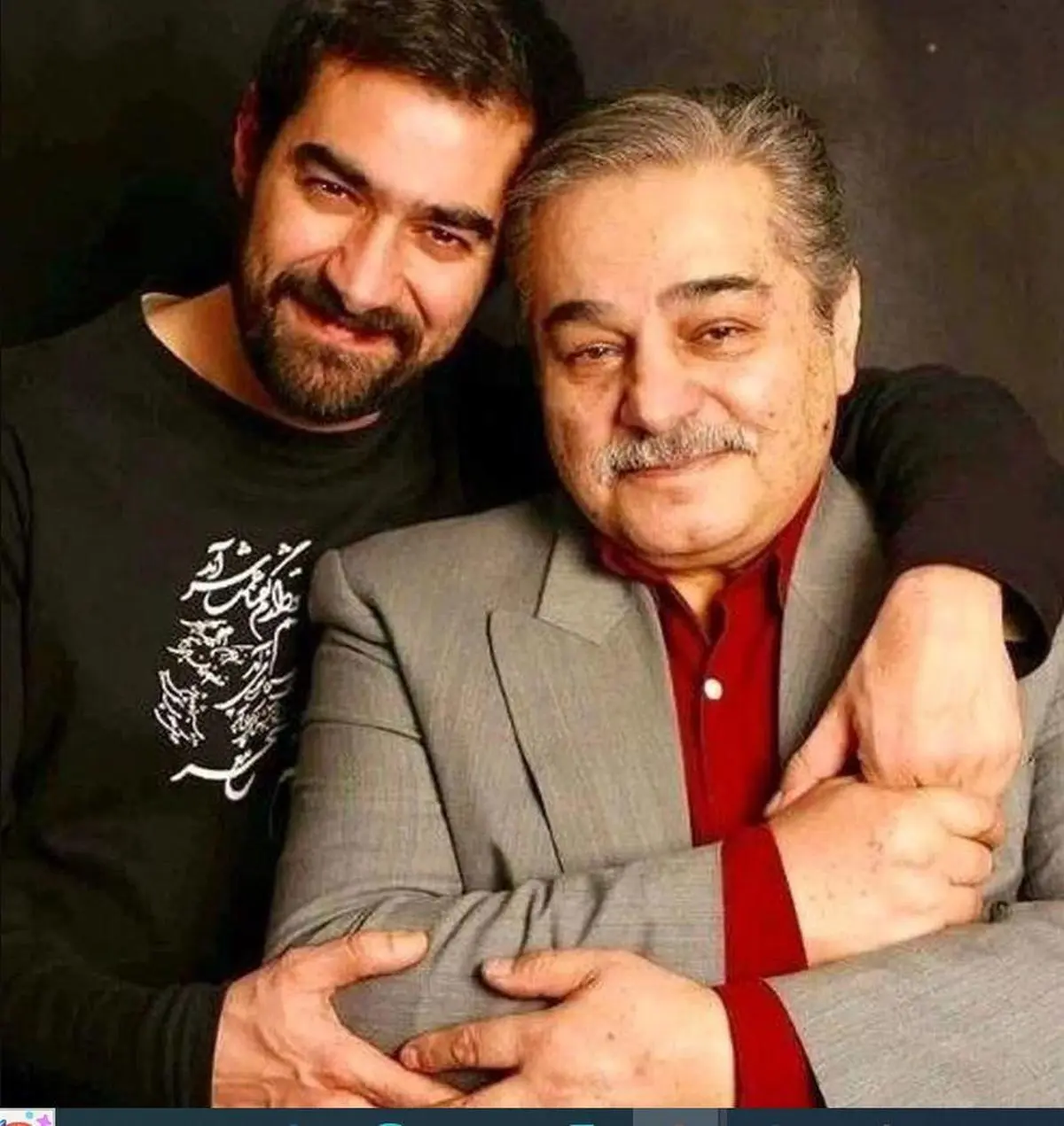 شباهت عجیب شهاب حسینی به پدرش + شیرین ترین عکس پدر و پسری