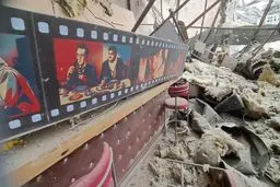 نابودی لوکیشن یک سریال نمایش خانگی در پی حملات دشمن 