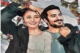 آقای بازیگر از همسر خود ناراحت است +عکس