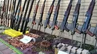 کشف ۱۱۰ قبضه انواع سلاح غیرمجاز در خوزستان 
