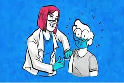 یک روایت تصویری از تجربه‌ی تزریق واکسن کرونا