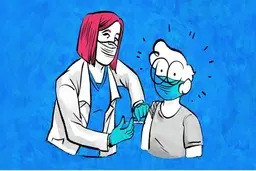 یک روایت تصویری از تجربه‌ی تزریق واکسن کرونا