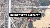 مبادله‌ی هواپیما در آسمان! | ماجراجویی جنون‌آمیز دو خلبان!+ویدئو 