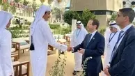 دست دادن امیر قطر با رئیس اسرائیل خبرساز شد!