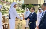 دست دادن امیر قطر با رئیس اسرائیل خبرساز شد!