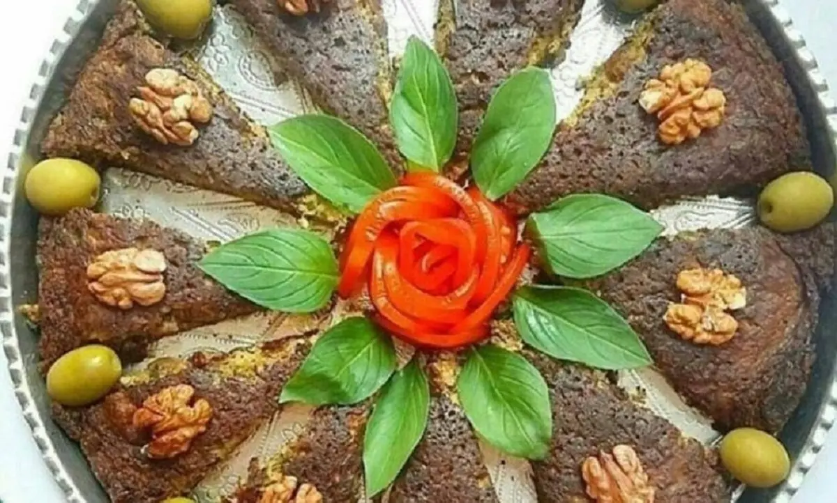 کوکو گردو: تجربه‌ای متفاوت بدون گوشت و مرغ | طرز تهیه کوکو گردو +ویدئو