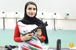 دختر تیرانداز ایران با اسلحه قرضی سهمیه المپیک گرفت!