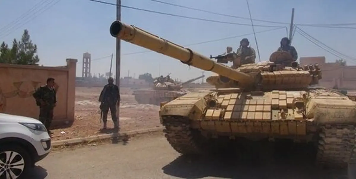 آغاز حرکت ارتش سوریه به شمال این کشور برای مقابله با نیروهای ترکیه