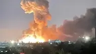 انفجار مهیب در شهر کالینیوکا اوکراین+ویدئو