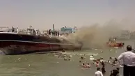  حادثه  |  در لنگرگاه اسکله بندر گناوه یک فروند شناور آتش گرفت
