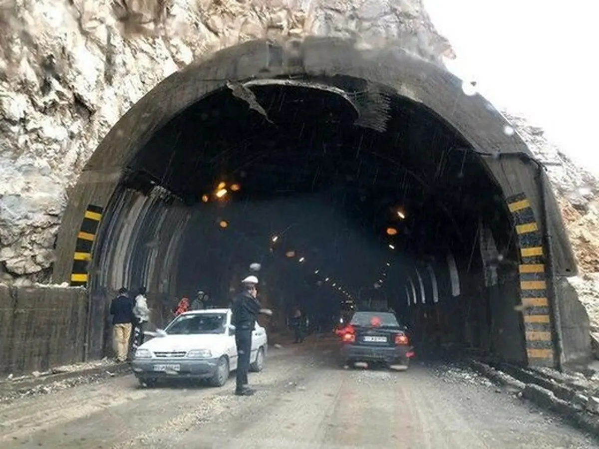 جزییات سانحه ریزش دهانه تونل جاده هراز