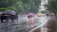 بارش باران و وزش باد در اغلب مناطق نیمه شمالی | رگبار شدید در شمال غرب