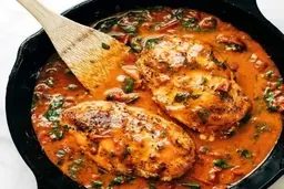 مرغ شکم‌پر مخصوص دونفره! دستور آسان و حرفه‌ای | سینه مرغ شکم‌پر؛ غذای لاکچری و کم‌دردسر برای مهمانی‌های کوچک