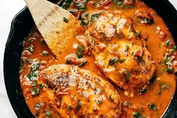 مرغ شکم‌پر مخصوص دونفره! دستور آسان و حرفه‌ای | سینه مرغ شکم‌پر؛ غذای لاکچری و کم‌دردسر برای مهمانی‌های کوچک