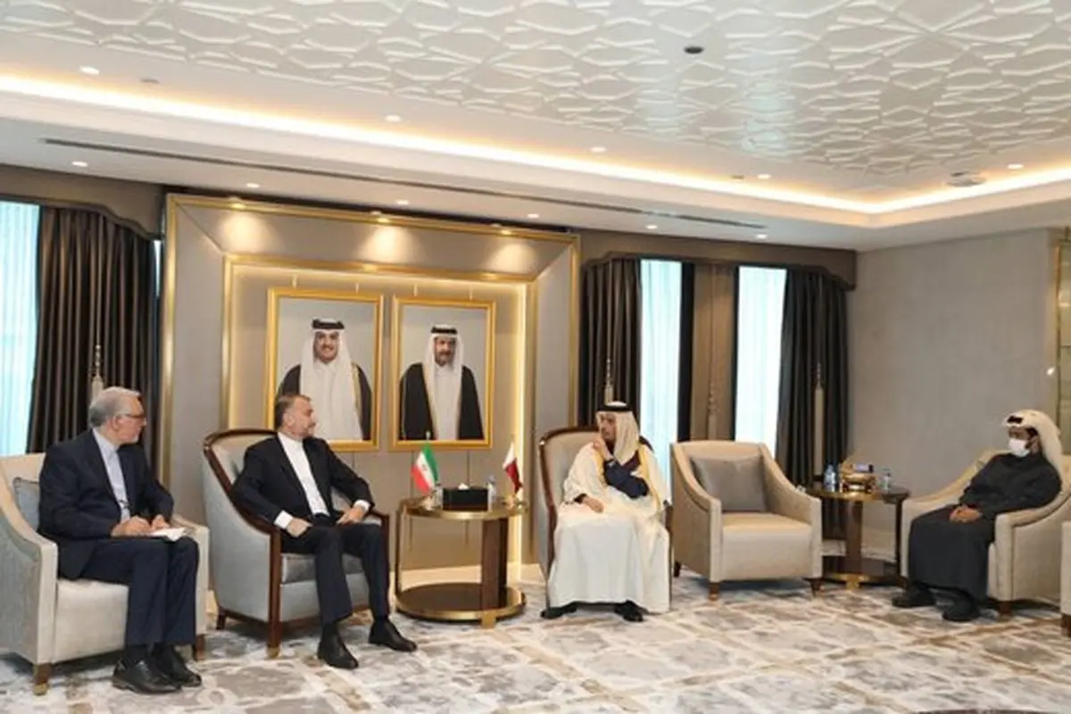 دیدار وزیر امور خارجه کشورمان با همتای قطری